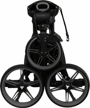 Chariot de golf manuel Fastfold Flat Fold Charcoal/Black Golf Trolley - 2