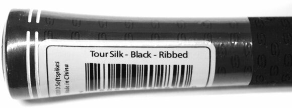 Punho de golfe PTS Black Widow Grip Tour Silk Blk Round - 2