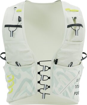 Running backpack Compressport UltRun S Pack Evo 10 Sugar Swizzle/Ice Flow/Safety Yellow M Running backpack - 2