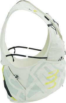 Running backpack Compressport UltRun S Pack Evo 10 Sugar Swizzle/Ice Flow/Safety Yellow M Running backpack - 3