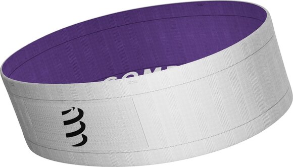 Hardloophoes Compressport Free Belt White/Royal Lilac M/L Hardloophoes - 10