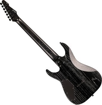 7-string Electric Guitar ESP LTD AW-7 Baritone Alex Wade Open Grain Black - 2