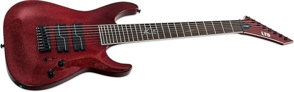 8 húros elektromos gitár ESP LTD SC-608 Baritone Stephen Carpenter Signature Red Sparkle - 3