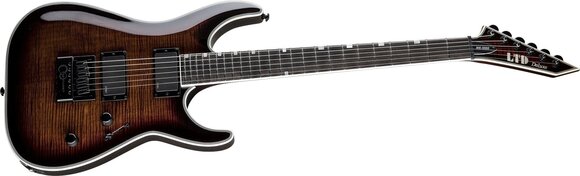 Chitară electrică ESP LTD MH-1000 Evertune Dark Brown Sunburst - 3
