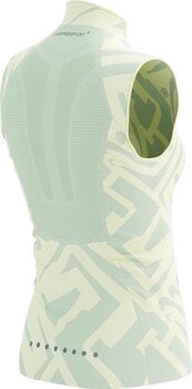 Casaco de corrida Compressport Hurricane Windproof Vest W Sugar Swizzle/Ice Flow/Safety Yellow L Casaco de corrida - 4