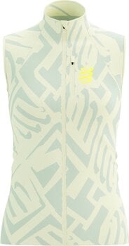 Kurtka do biegania
 Compressport Hurricane Windproof Vest W Sugar Swizzle/Ice Flow/Safety Yellow XS Kurtka do biegania - 2