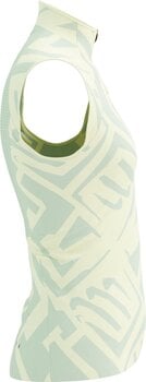 Casaco de corrida Compressport Hurricane Windproof Vest W Sugar Swizzle/Ice Flow/Safety Yellow XS Casaco de corrida - 3