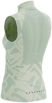 Casaco de corrida Compressport Hurricane Windproof Vest W Sugar Swizzle/Ice Flow/Safety Yellow XS Casaco de corrida - 6