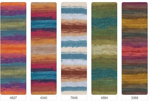 Knitting Yarn Alize Burcum Batik 4574 - 4