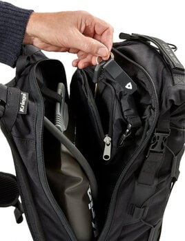 Motorcycle Backpack Rev'it! Backpack Barren 18L H2O Black/Light Grey - 3