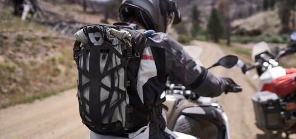 Motorcycle Backpack Rev'it! Backpack Barren 18L H2O Black/Light Grey - 5