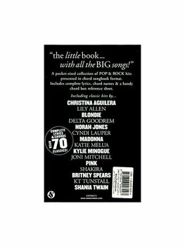 Music sheet for guitars and bass guitars The Little Black Songbook Pop And Rock Music Book - 2