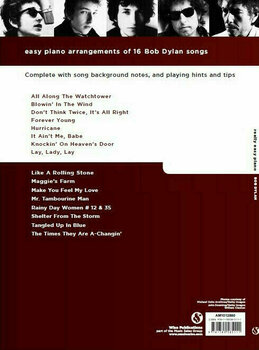 Music sheet for pianos Music Sales Really Easy Piano: Bob Dylan Music Book - 2