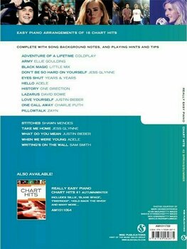 Music sheet for pianos Music Sales Really Easy Piano: Chart Hits Vol. 2 (Spring/Summer 2016) Music Book - 2