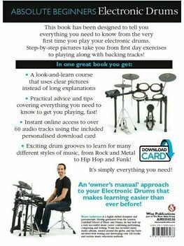 Partitura para bateria e percussão Music Sales Absolute Beginners: Electronic Drums Livro de música - 2