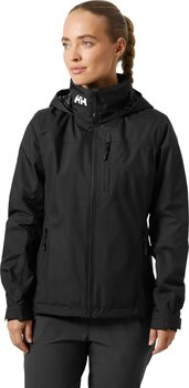 Casaco Helly Hansen Women's Crew Hooded Midlayer Jacket 2.0 Casaco Black S - 3