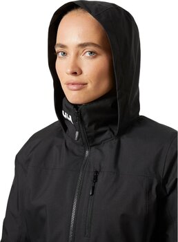 Chaqueta Helly Hansen Women's Crew Hooded Midlayer Jacket 2.0 Chaqueta Black S - 6