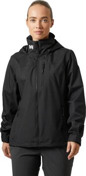 Casaco Helly Hansen Women's Crew Hooded Jacket 2.0 Casaco Black L - 3