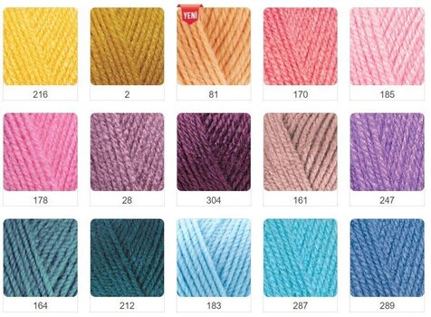 Fios para tricotar Alize Burcum Klasik 55 - 4