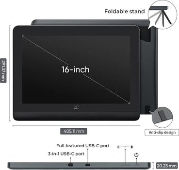 Grafický tablet XPPen Artist 16 Pro (2nd Gen) + RC - 3