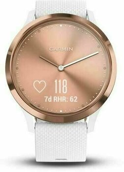 Smart hodinky Garmin vívomove HR Sport Rose Gold/White S/M - 3