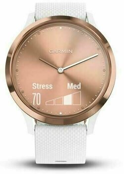 Smart hodinky Garmin vívomove HR Sport Rose Gold/White S/M - 6