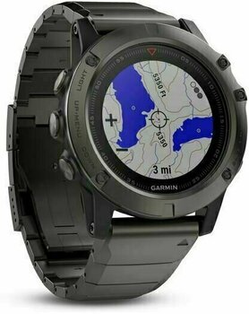 Smartwatch Garmin fénix 5X Sapphire/Grey/Metal - 4
