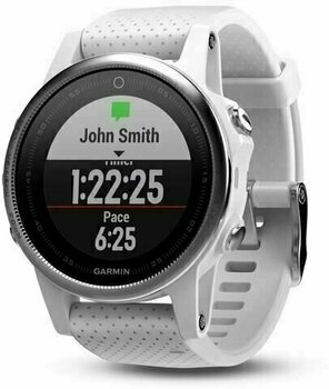 Smart hodinky Garmin fénix 5S Silver/White - 2