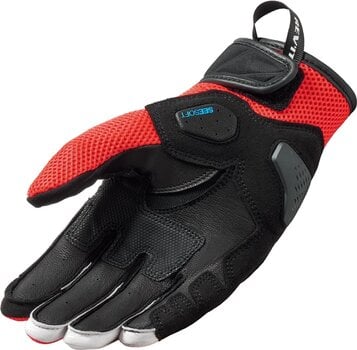 Rukavice Rev'it! Gloves Ritmo Black/Neon Red M Rukavice - 2