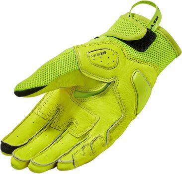 Motorcycle Gloves Rev'it! Gloves Ritmo Neon Yellow 3XL Motorcycle Gloves - 2