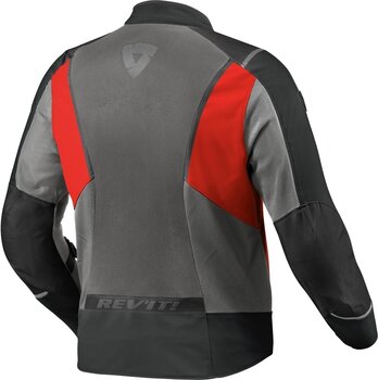 Textiele jas Rev'it! Jacket Airwave 4 Anthracite/Red L Textiele jas - 2