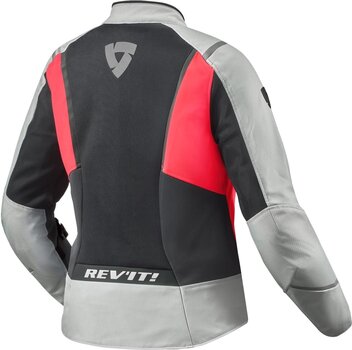 Textiljacke Rev'it! Jacket Airwave 4 Ladies Grey/Pink 44 Textiljacke - 2