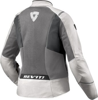 Giacca in tessuto Rev'it! Jacket Airwave 4 Ladies Silver/Anthracite 36 Giacca in tessuto - 2