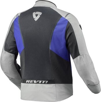 Textile Jacket Rev'it! Jacket Airwave 4 Grey/Blue L Textile Jacket - 2