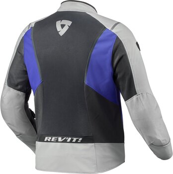 Textile Jacket Rev'it! Jacket Airwave 4 Grey/Blue M Textile Jacket - 2