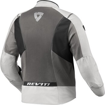 Giacca in tessuto Rev'it! Jacket Airwave 4 Silver/Anthracite XL Giacca in tessuto - 2