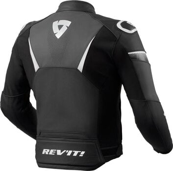 Bőrdzseki Rev'it! Jacket Argon 2 Black/White 46 Bőrdzseki - 2