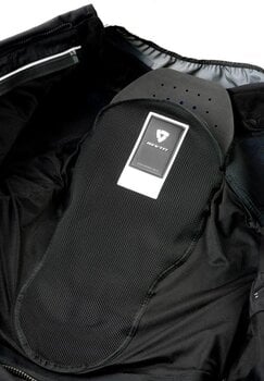 Leather Jacket Rev'it! Jacket Argon 2 Black/White 46 Leather Jacket - 4