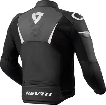 Usnjena jakna Rev'it! Jacket Argon 2 Black/White 48 Usnjena jakna - 2