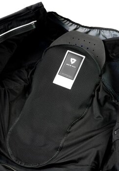 Læderjakke Rev'it! Jacket Argon 2 Black/White 54 Læderjakke - 4