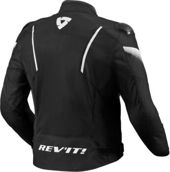 Textilná bunda Rev'it! Jacket Control Air H2O Black/White 3XL Textilná bunda - 2