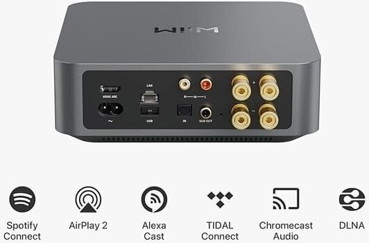 Hi-Fi мрежов плейър Wiim AMP Grey - 2
