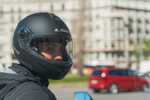 Helmet LS2 FF908 Strobe II Lux Matt Black/Pink M Helmet - 12