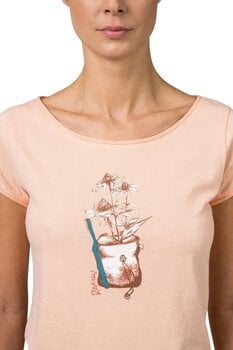Outdoor T-Shirt Rafiki Jay Lady T-Shirt Short Sleeve Peach Parfait 38 Outdoor T-Shirt - 6