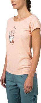 T-shirt de exterior Rafiki Jay Lady T-Shirt Short Sleeve Peach Parfait 40 T-shirt de exterior - 5