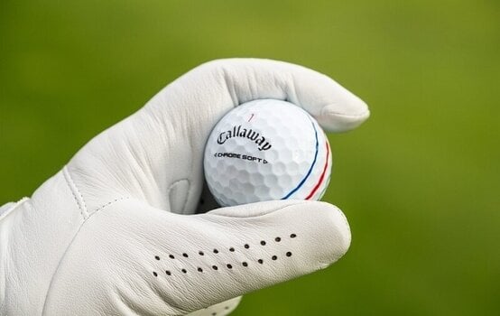 Golf Balls Callaway Chrome Soft 2024 White Golf Balls Triple Track 3 Pack - 5
