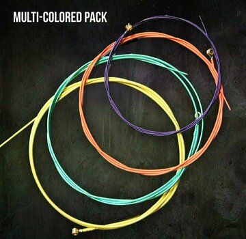 Snaren voor akoestische gitaar Aurora Premium Acoustic Guitar Strings Light 11-50 Pink - 4