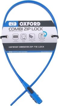 Moto serrure Oxford Combi Zip Lock Bleu Moto serrure - 2