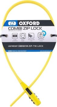 Заключване на мотор Oxford Combi Zip Lock Жълт Заключване на мотор - 2