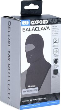 Motorcycle Balaclava Oxford Deluxe Balaclava Micro Fleece Black - 2